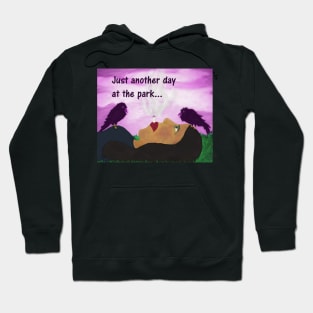 "Just Another Day" art products Hoodie